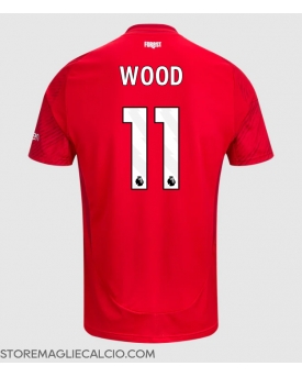 Nottingham Forest Chris Wood #11 Maglia Gara Casa Repliche 2024-25
